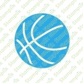 Transparentní razítko basketbalový míč