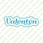 Transparentní razítko Valentýn s obrysem